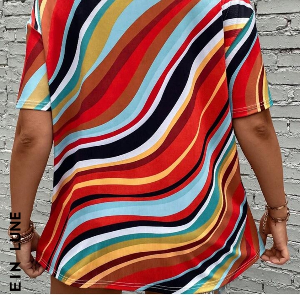 Shein Patterned Blouse - Picture 3 of 7